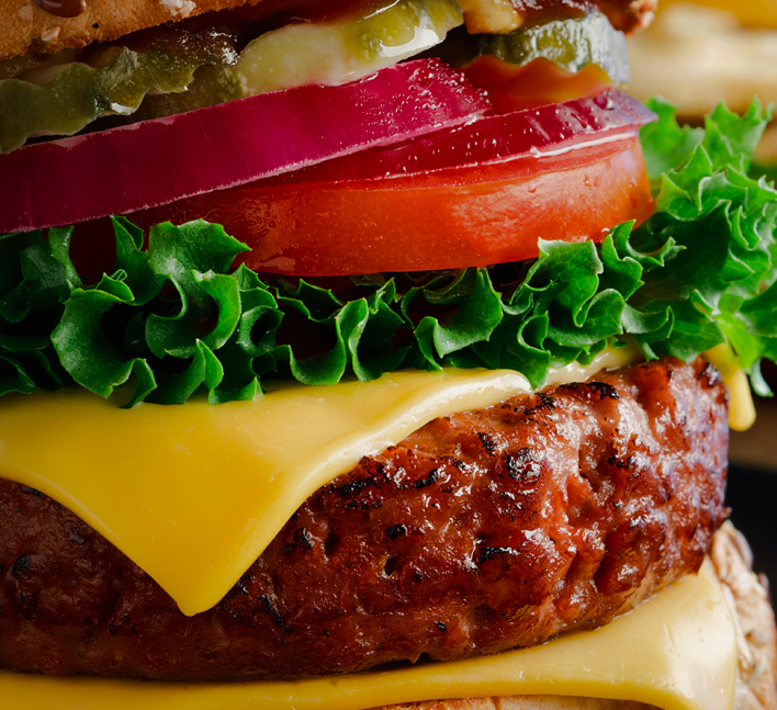 burger closeup