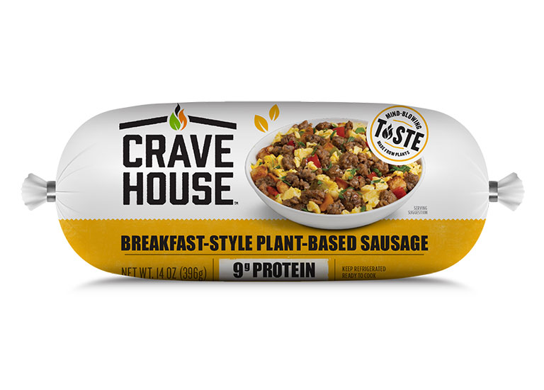 packaged plant-based breakfast ground sausage